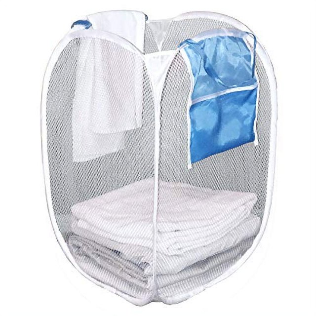 Clorox Pop Up Laundry Basket Lightweight Mesh, 23?x14