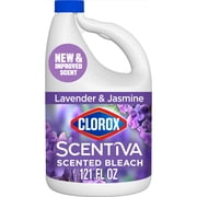 Clorox Scentiva Scented Liquid Bleach, Lavender & Jasmine, 121 fl oz