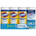 thumbnail image 1 of Clorox & Scentiva Disinfecting Wipes (138 Count Value Pack), Bleach Free Cleaning Wipes - 3 Crisp Lemon & 1 Pacific Breeze & Coconut, 1 of 11