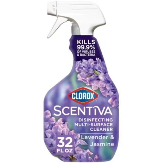 Lavender & Jasmine Multi-Surface Cleaner Spray Bottle Bleach Free - 32 fl oz