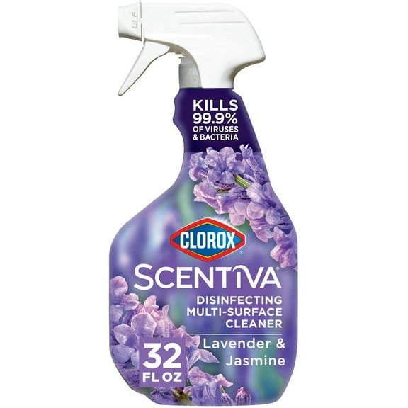 Clorox Scentiva Lavender & Jasmine Multi-Surface Cleaner Spray - 32 oz- Pack of 2