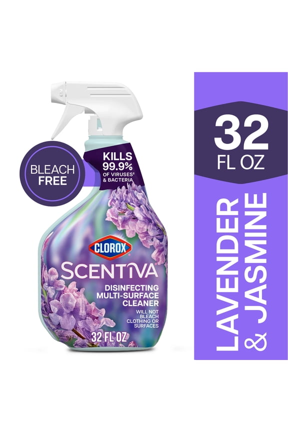 Scentiva Multi Surface Cleaner Spray, Lavender & Jasmine, 32 fl oz