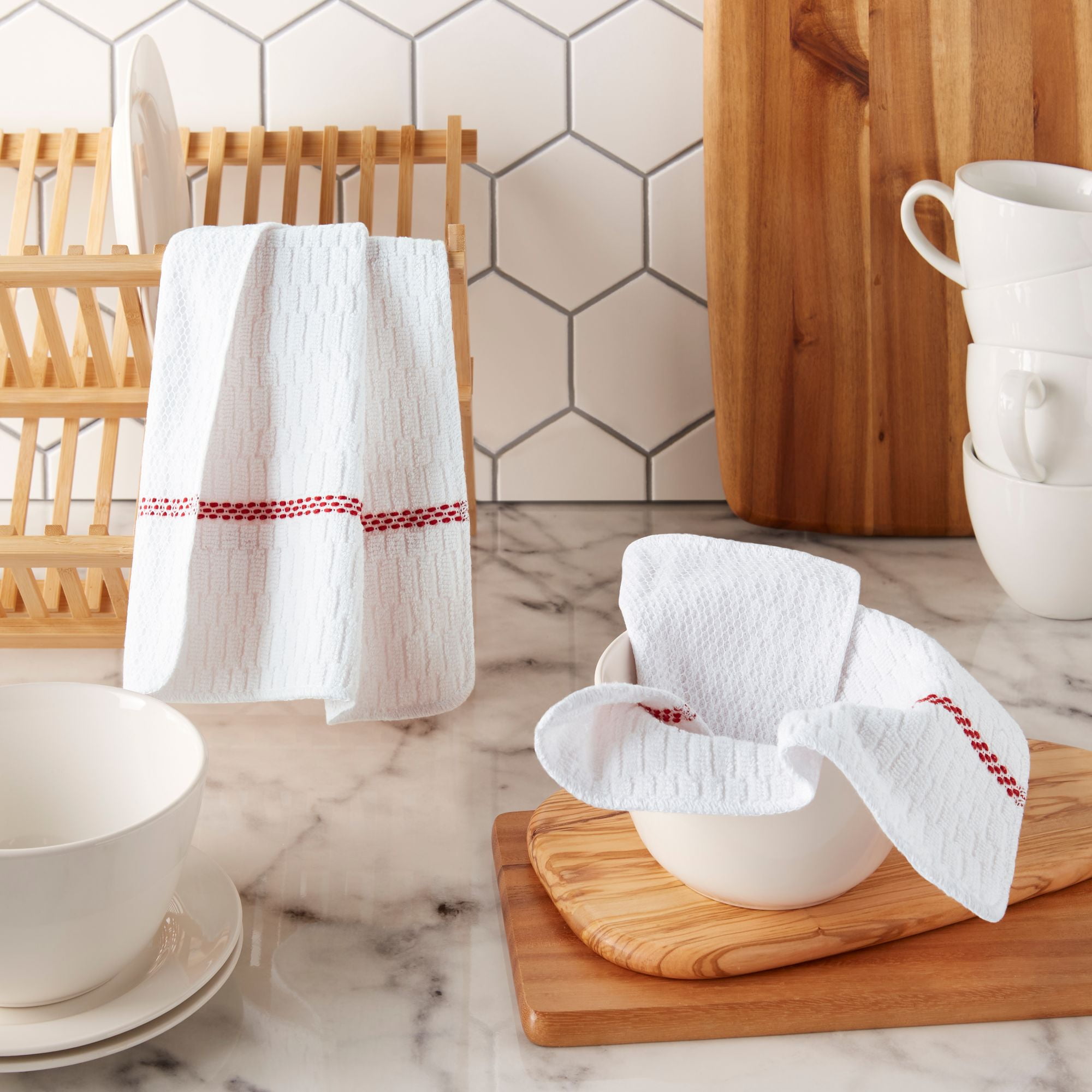 LANE LINEN Dish Towels for Kitchen Set of 12, Kitchen Dish Cloths