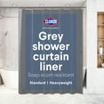 thumbnail image 1 of Clorox Shower Curtain Liner Heavyweight Waterproof PEVA with Metal Grommets 72" x 72" Grey, 1 of 11