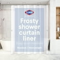 thumbnail image 1 of Clorox Shower Curtain Liner Heavyweight Waterproof PEVA with Metal Grommets 72" x 72" Frosty, 1 of 11