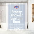 thumbnail image 1 of Clorox Shower Curtain Liner, Premium Lightweight Durable Waterproof 4g PEVA for Bathroom with Weighted Magnets, Standard Size 72" x 70", Frosty 2 Pack, 1 of 11