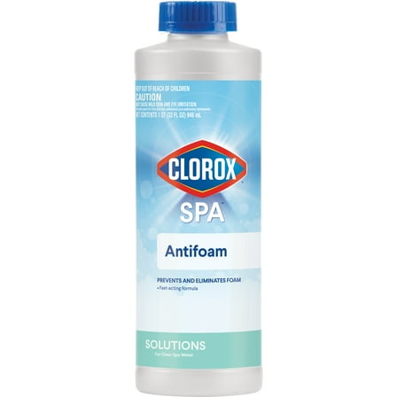 Clorox Spa Liquid Antifoam Pool Water Balancers Solution , 32oz