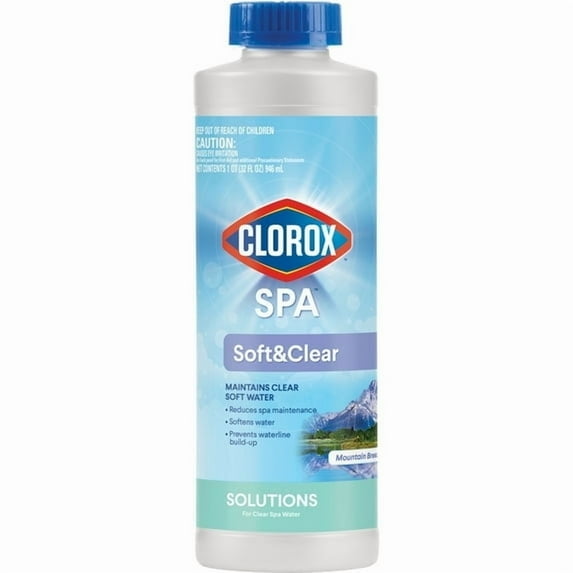 Clorox Spa Liquid Soft & Clear Water Solution Pool chemical Type, 2 lb Form. Recommended use for Spas