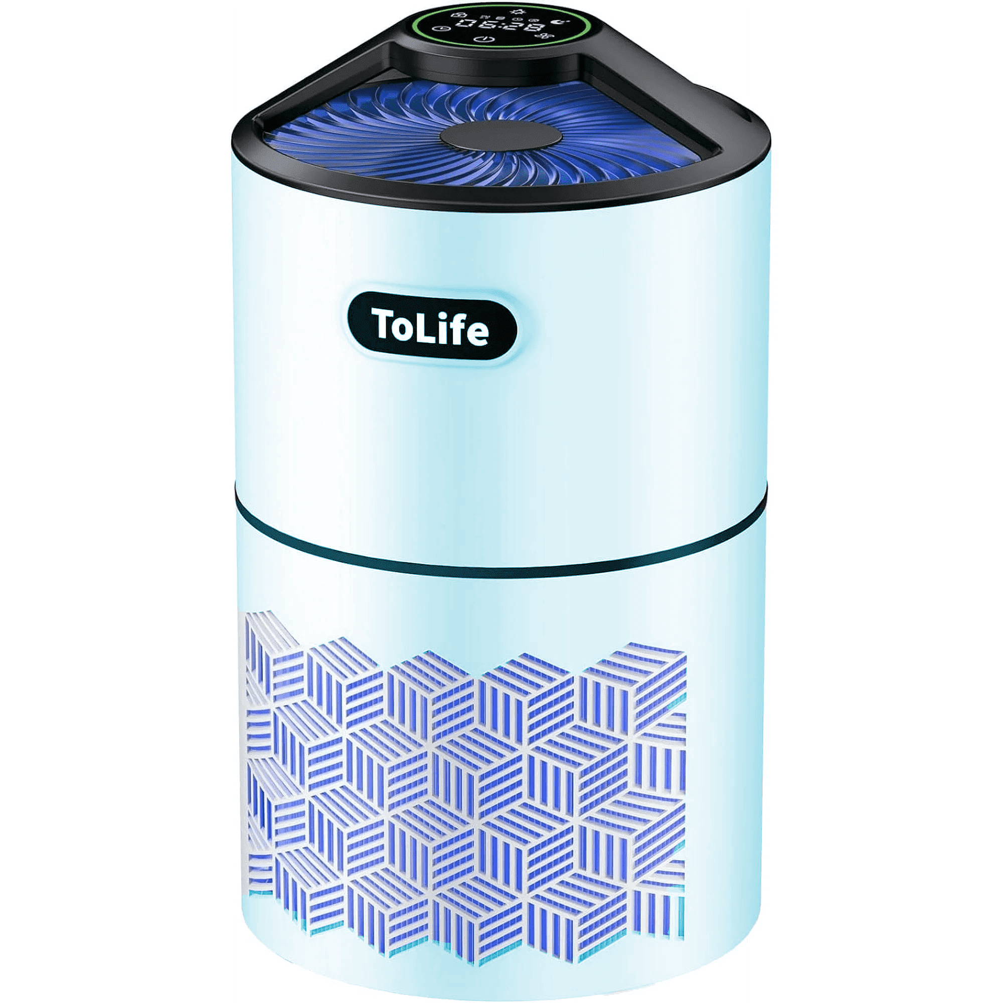 Air Purifiers for Home Bedroom - Filter Air Cleaner for Pet Hair Allergies Smokers Dust Pollen