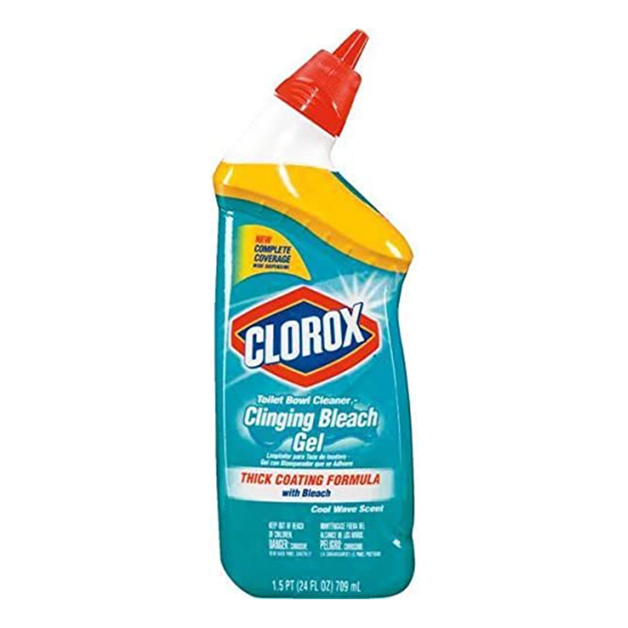 Clorox Toilet Bowl Cleaner, Clinging Bleach Gel