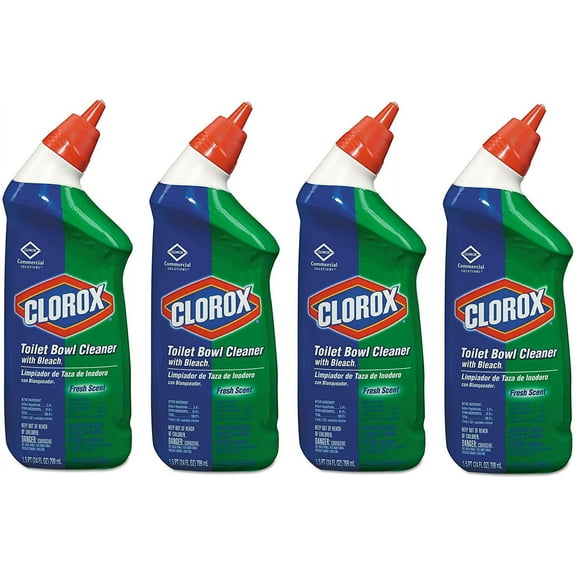Clorox Toilet Bowl Cleaner - Fresh - 24 oz - PACK of 4