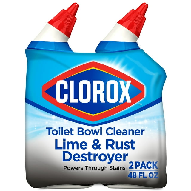 Clorox Toilet Bowl Cleaner, Tough Stain Remover without Bleach 24 oz