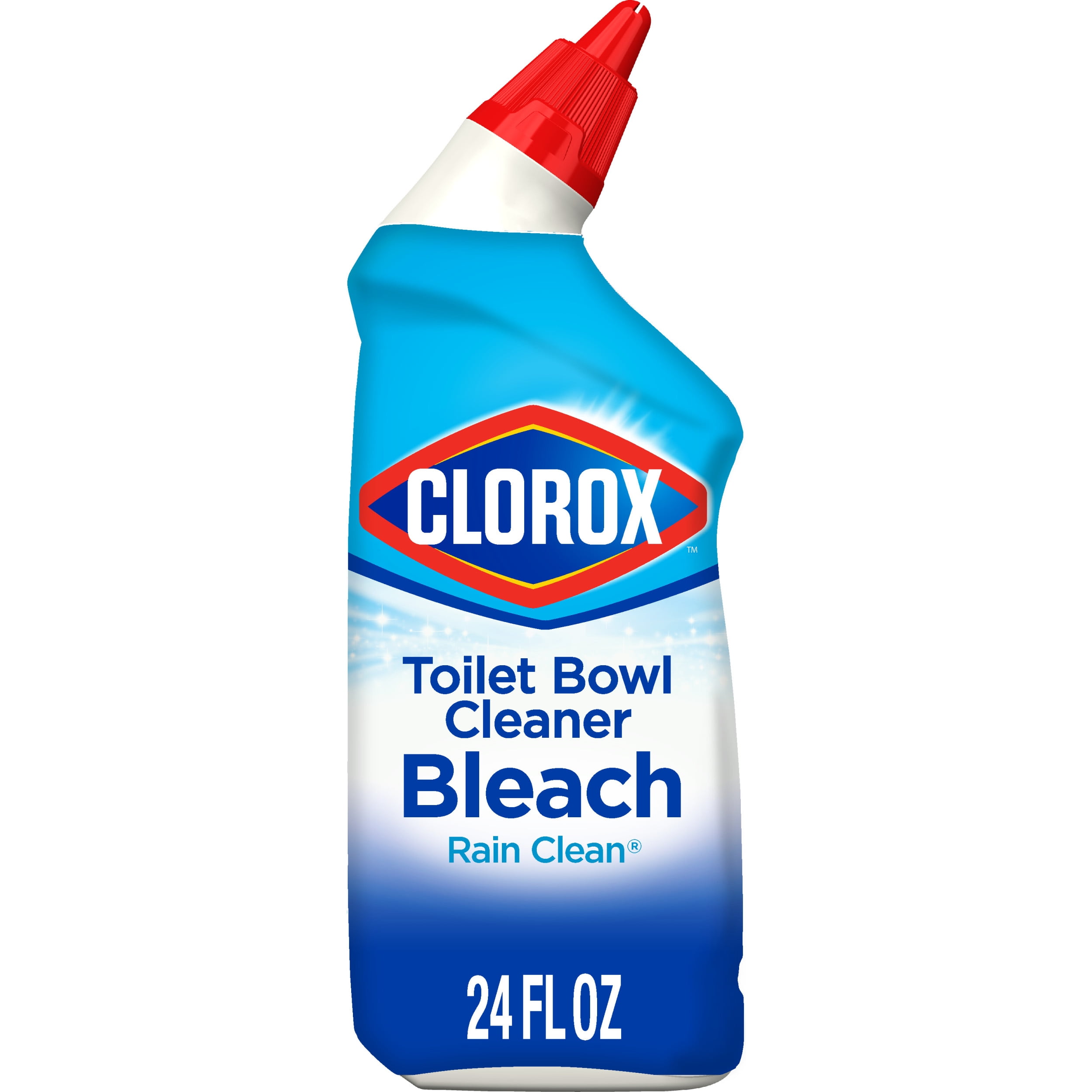 Clorox Rain Clean Toilet Bowl Cleaner, Bleach - 24 fl oz
