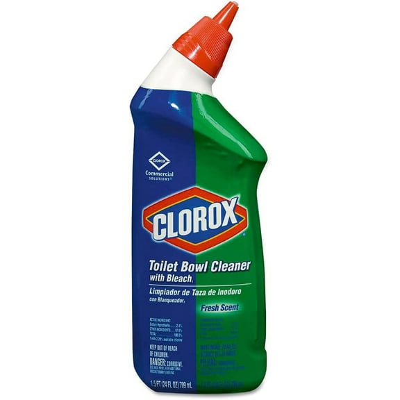 Clorox Toilet Bowl Cleaner with Bleach Fresh Scent 24 FL OZ Bottle