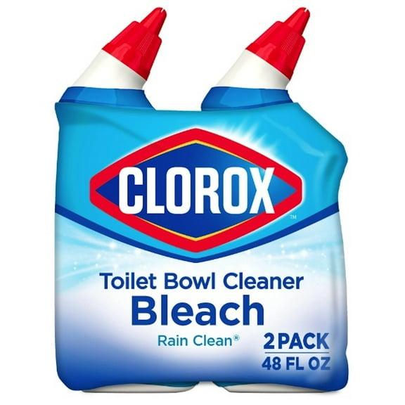 Clorox Toilet Bowl Cleaner with Bleach Rain Clean (Pack of 5)