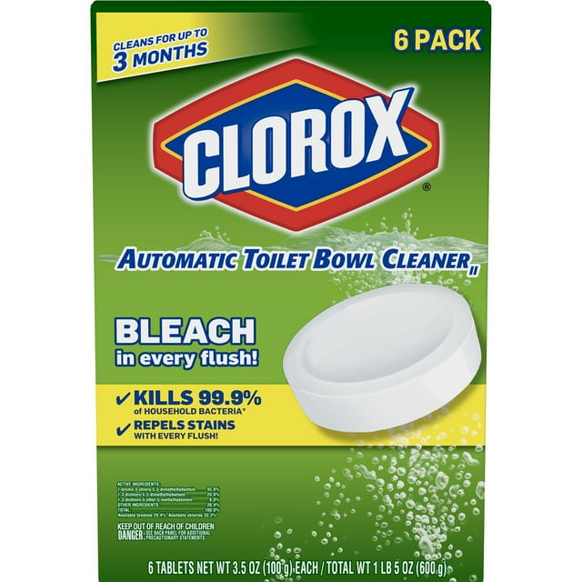 Clorox Toilet Bowl Cleaners, 3.5 Ounce, 6 Count