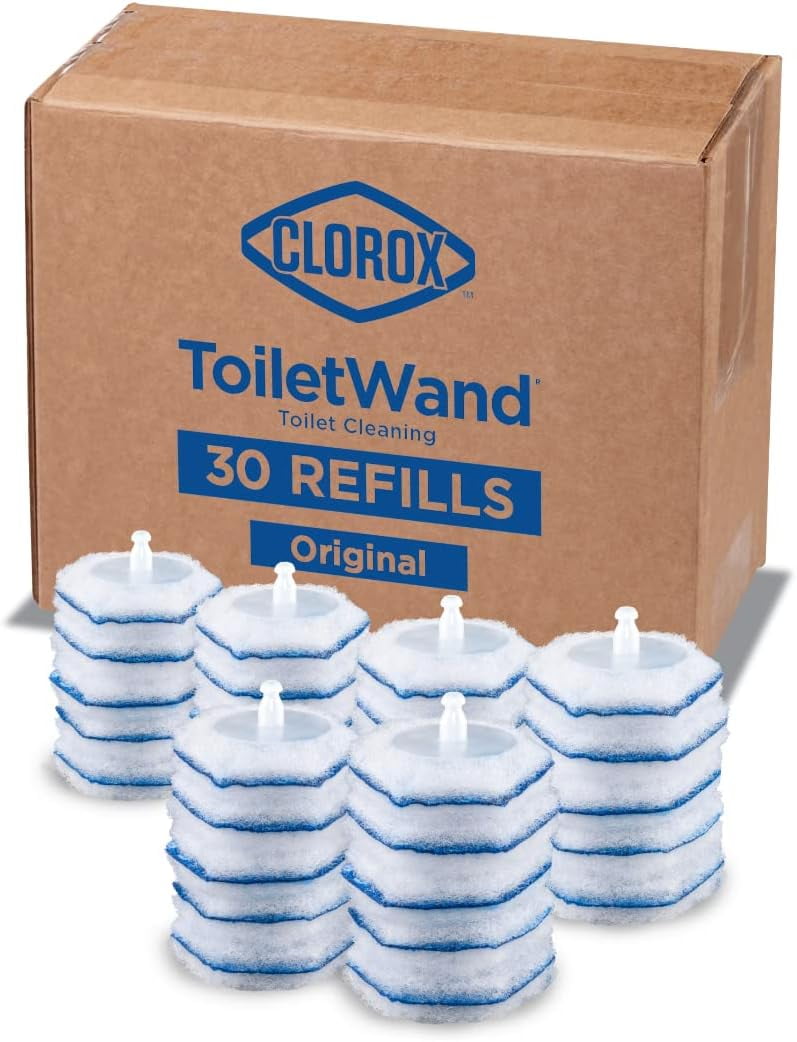 Clorox Toilet Wand Disinfecting Refills, Toilet and Bathroom Cleaning