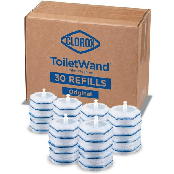 Clorox Toilet Wand Disinfecting Refills, Toilet and Bathroom Cleaning