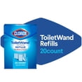 thumbnail image 1 of Clorox ToiletWand Disinfecting Brush Refills, Toilet Bowl Cleaner Disposable Wand Heads, 20 Count, 1 of 11