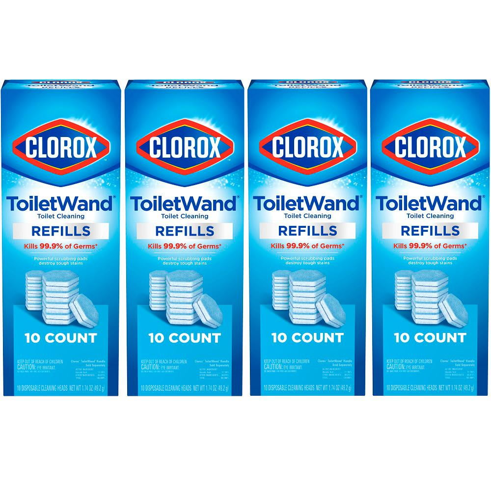 Clorox ToiletWand Disinfecting Disposable Toilet Bowl Cleaner Head Refills (40-Count)