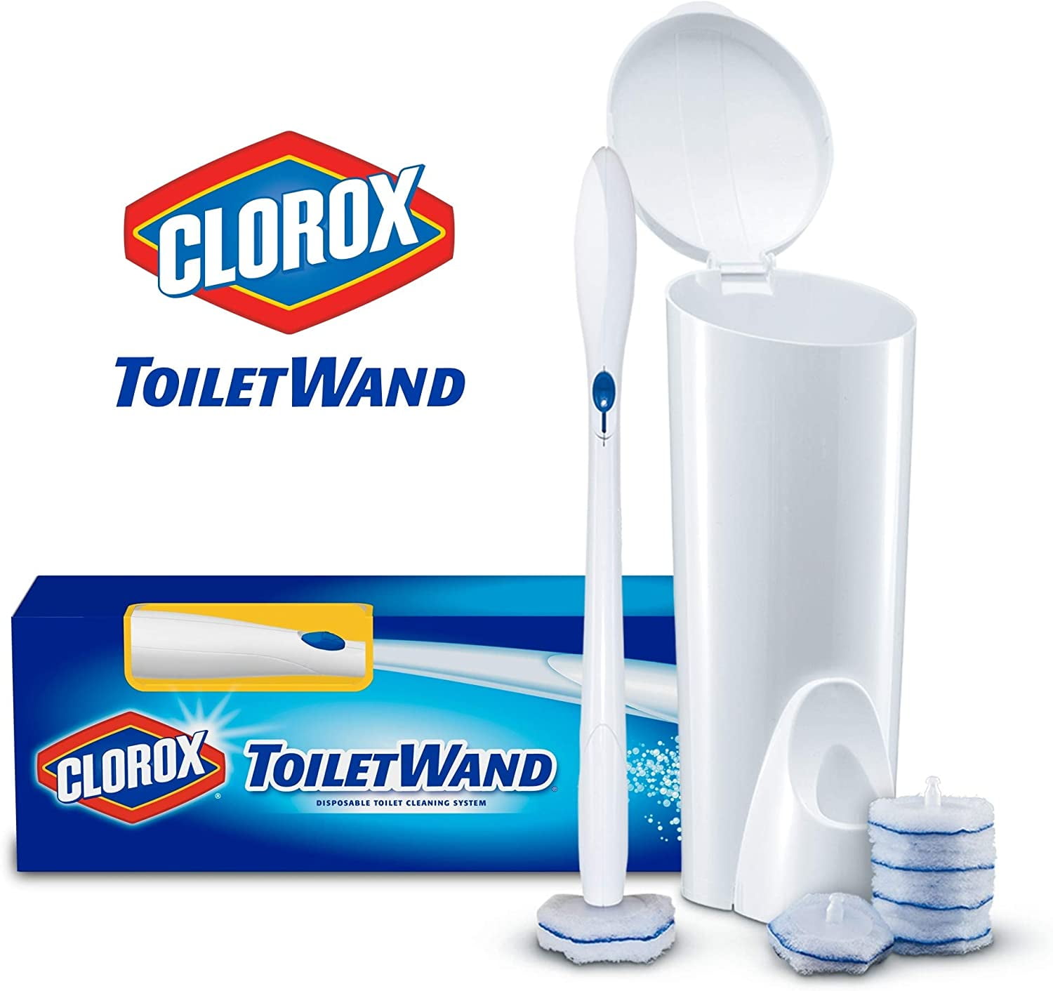 Clorox Toilet Wand Toilet Cleaning, Refills - 10 pads, 1.74 oz