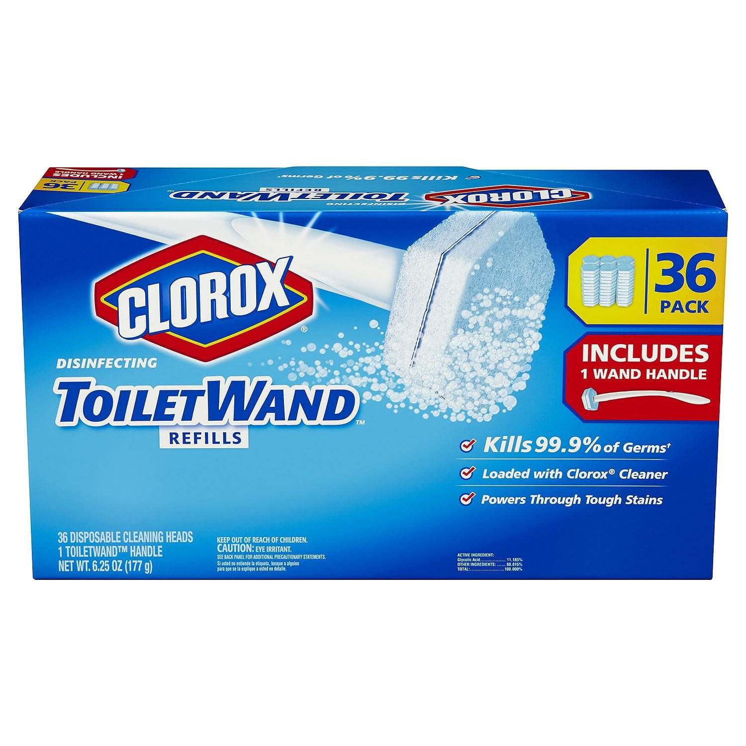 Clorox ToiletWand Disposable Toilet Cleaning System with 36 Refills