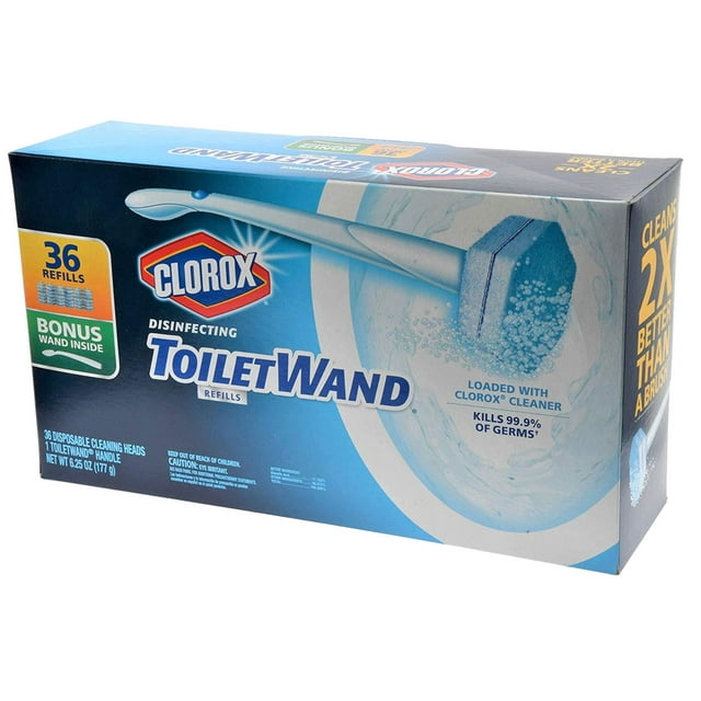 Does Clorox Toilet Wand Contain Ammonia Clorox Toiletwand Refills + Wand - 36 Count - Walmart.com