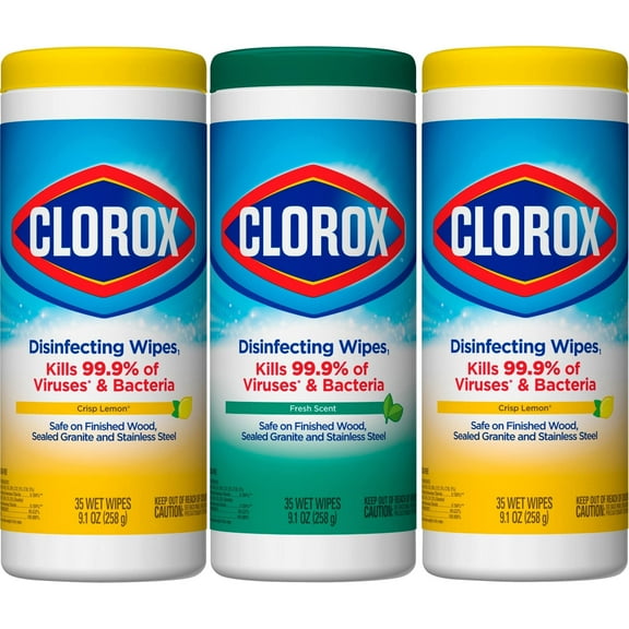 Clorox Value Pack, Crisp Lemon, Value Pack (Pack of 12)