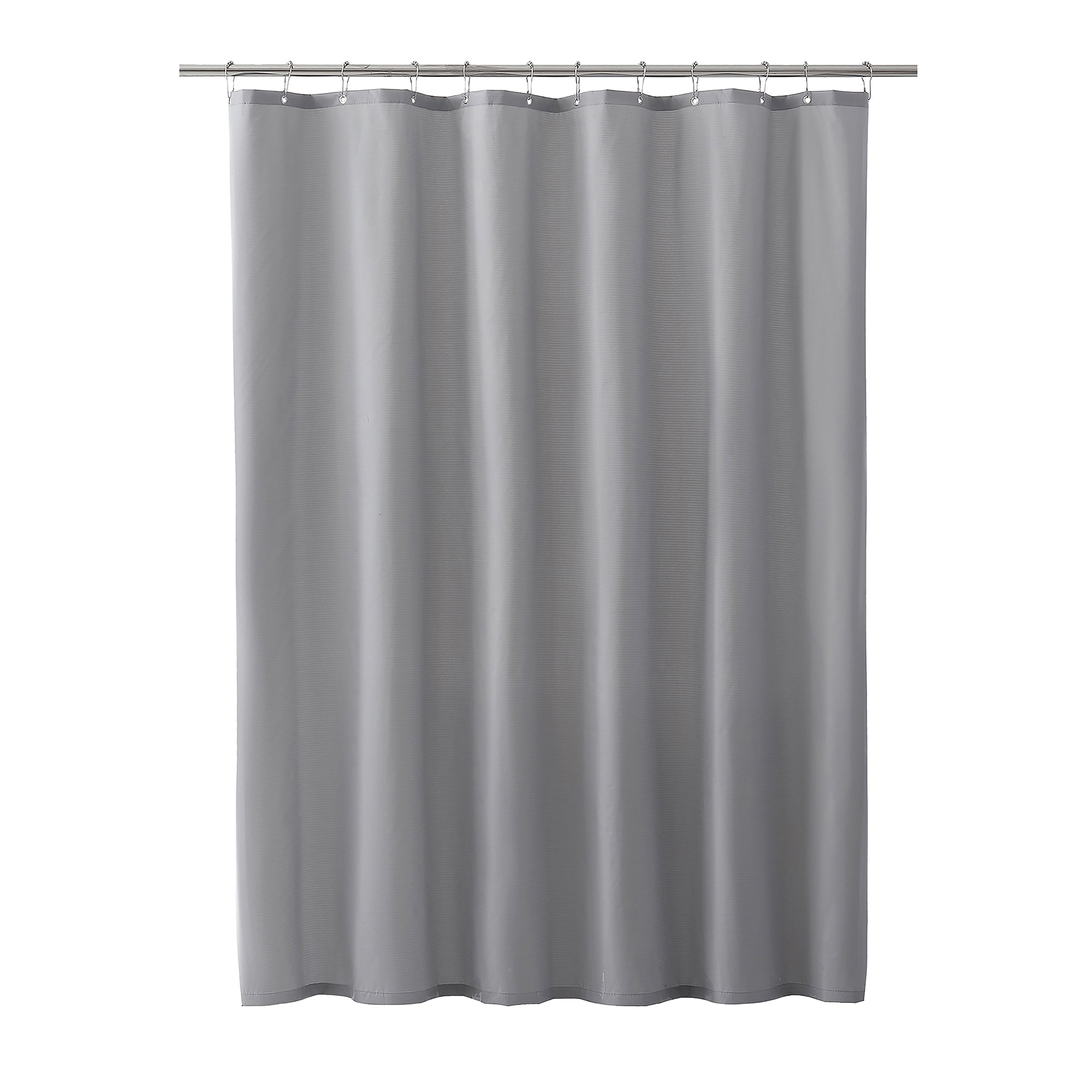 Clorox Waterproof Fabric Shower Curtain, Durable Fabric, Weighted ...
