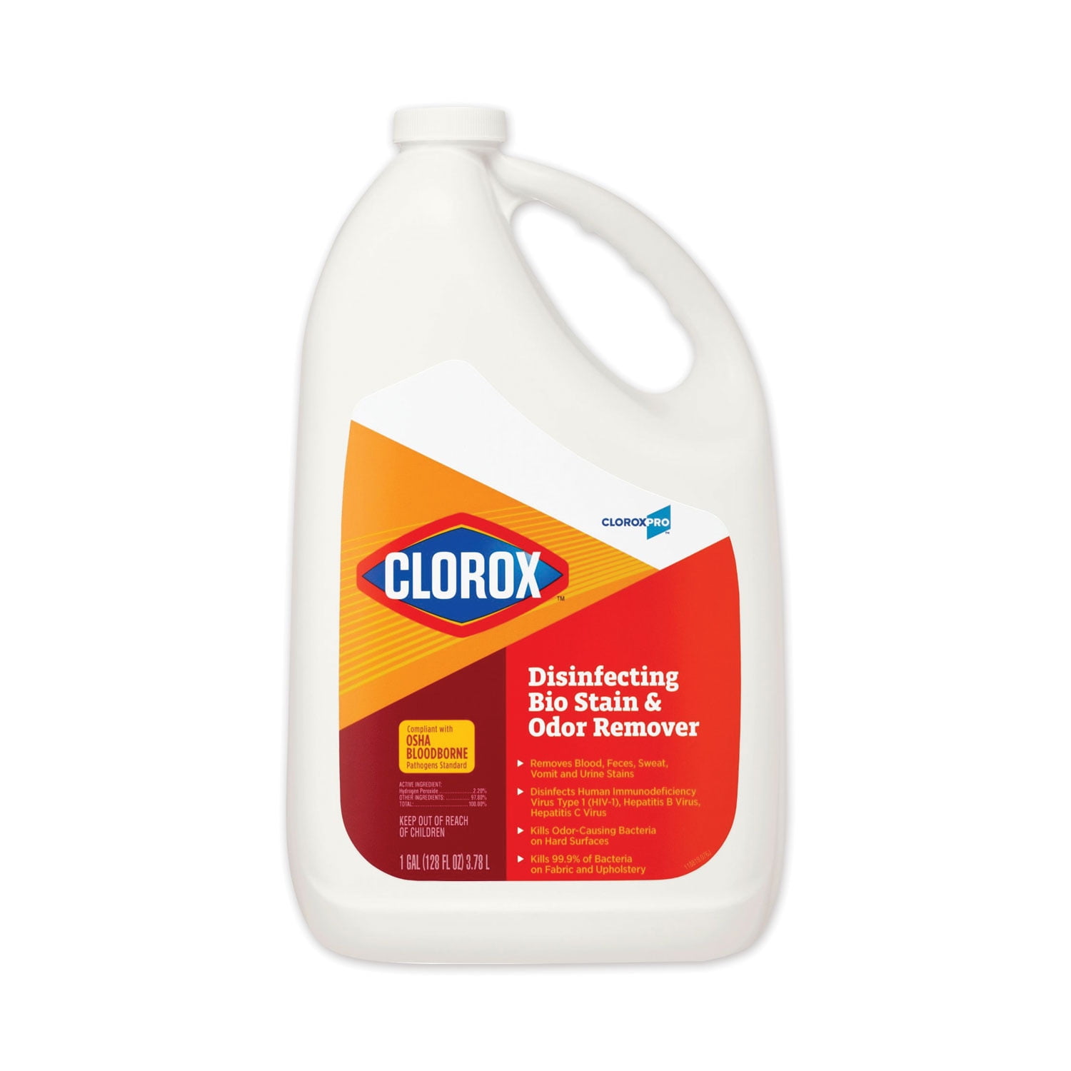 CloroxPro™ Clorox® Disinfecting Bio Stain & Odor Remover Refill, 128
