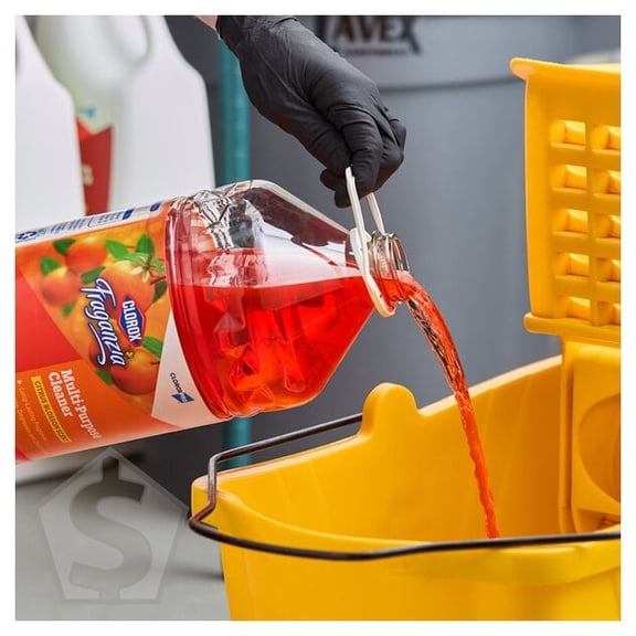 CloroxPro Clorox Fraganzia CLO60615CT 1.36 Gallon Citrus Blossom Scent Multi-Purpose Cleaner - 3/Case