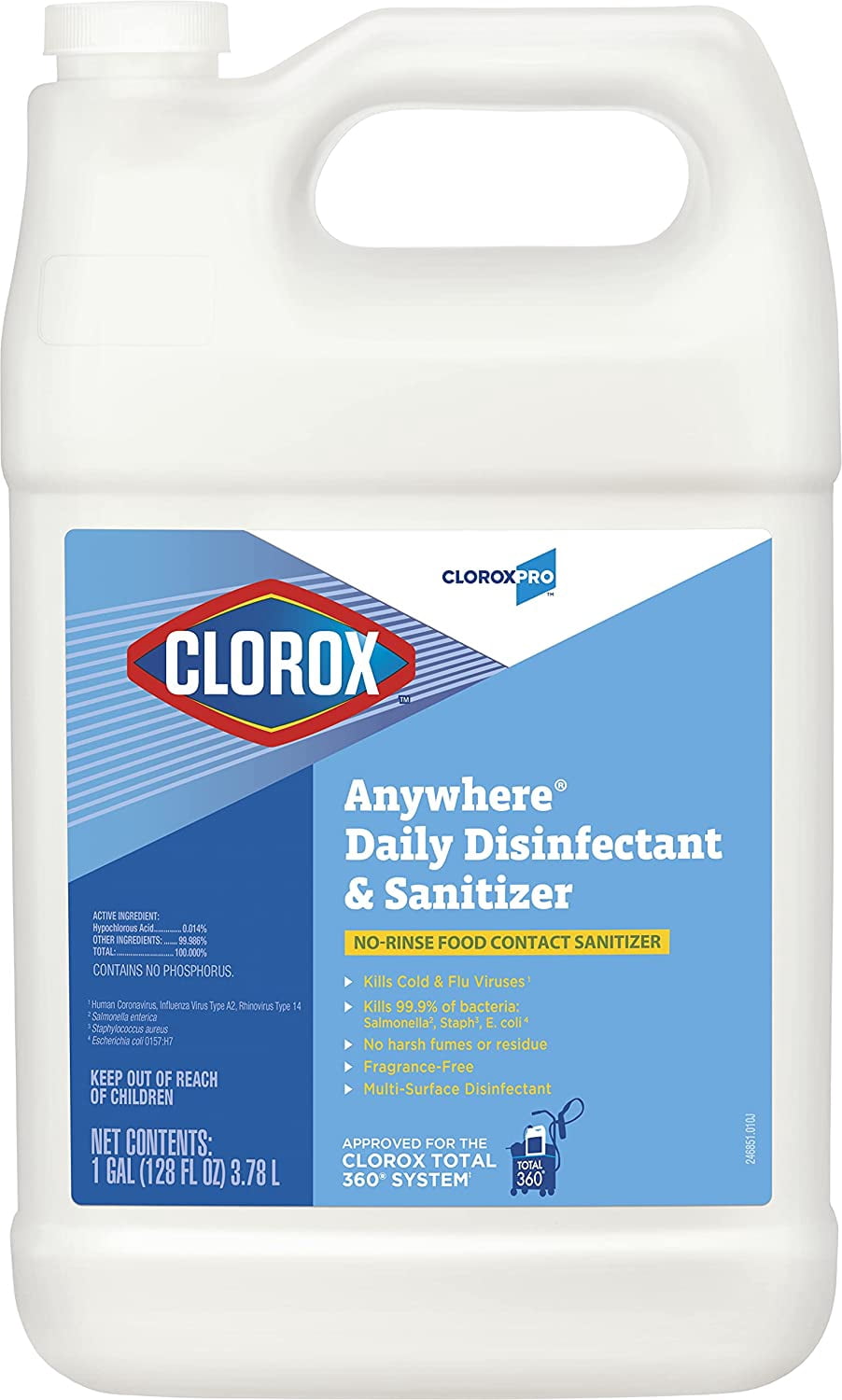 CloroxPro Disinfectant and Sanitizing Bottle, Anywhere Daily Clorox