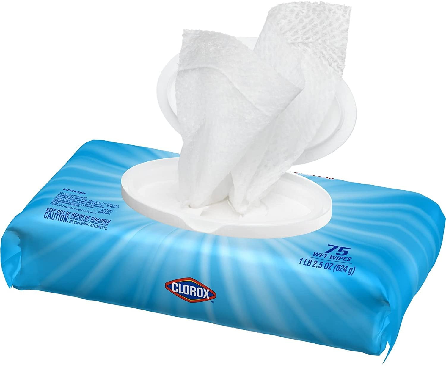 CloroxPro Disinfecting Wipes Bleach Free - All Purpose, Fresh Scent - 75 Count Pack of 6
