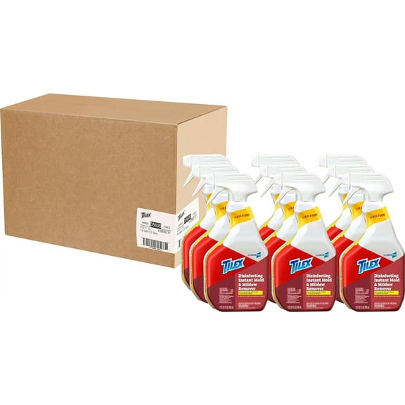 CloroxPro Tilex Disinfecting Mold and Mildew Remover Spray, 32 oz, Pack of 9 (Package May Vary)
