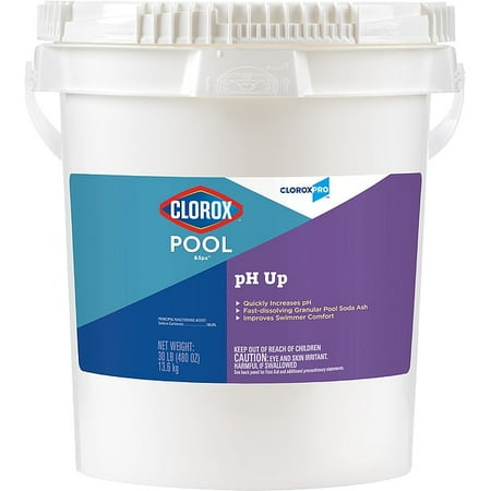 Cloroxpro Pool Balancer pH, 30 lb Bucket,Alkaline 91130CLP