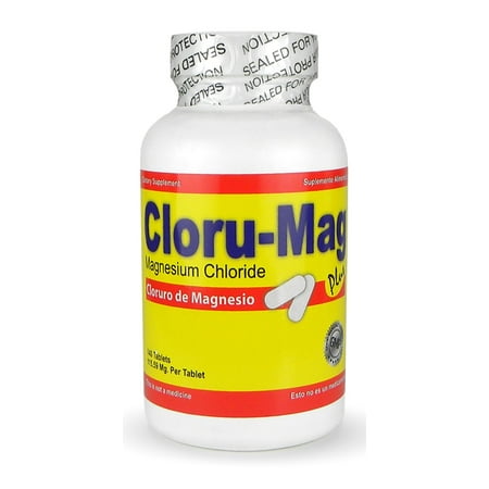 Cloru-Mag Plus, Magnesium Chloride Dietary Supplement, 140 tablets
