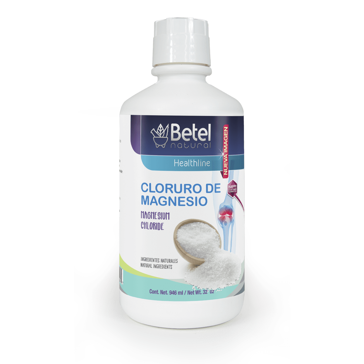 Cloruro de Magnesio Liquid 32 Ounce - Magnesium Chloride with - Betel  Natural