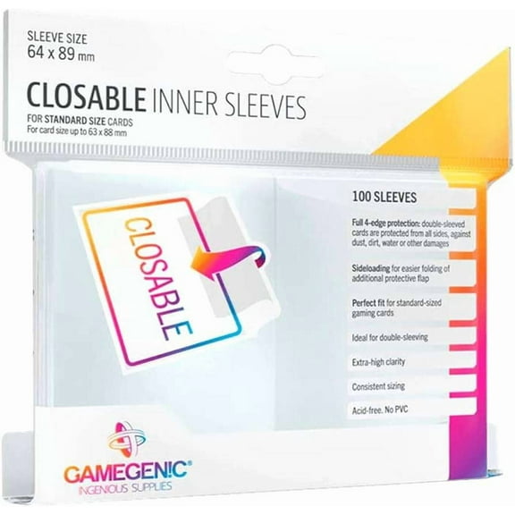 Closable Inner Sleeves - Gamegenic