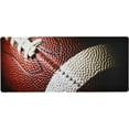 thumbnail image 1 of Close Up of American Football Sports Large Gaming Mouse Pad Big Mousepad Mice Keyboard Mat with Non-Slip Rubber Base for Computer Laptop Home & Office, 31.5 X 11.8 inch, 1 of 5