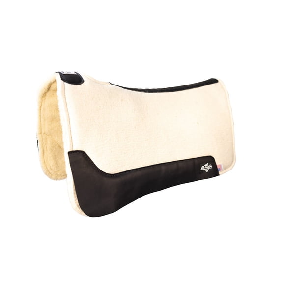 Professional's Choice Cowboy Felt Roper Pad with Air Ride Core Tan / Wool