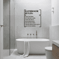 thumbnail image 1 of Close The Door Put The Seat Down - Bathroom Rules Quotes Vinyl Wall Art Sticker Decal Home Bathroom Rest Room Comfort Room Signage Ladies Gentlemen Toilet Room Wall Design Reminders Size (30x40 inch), 1 of 4