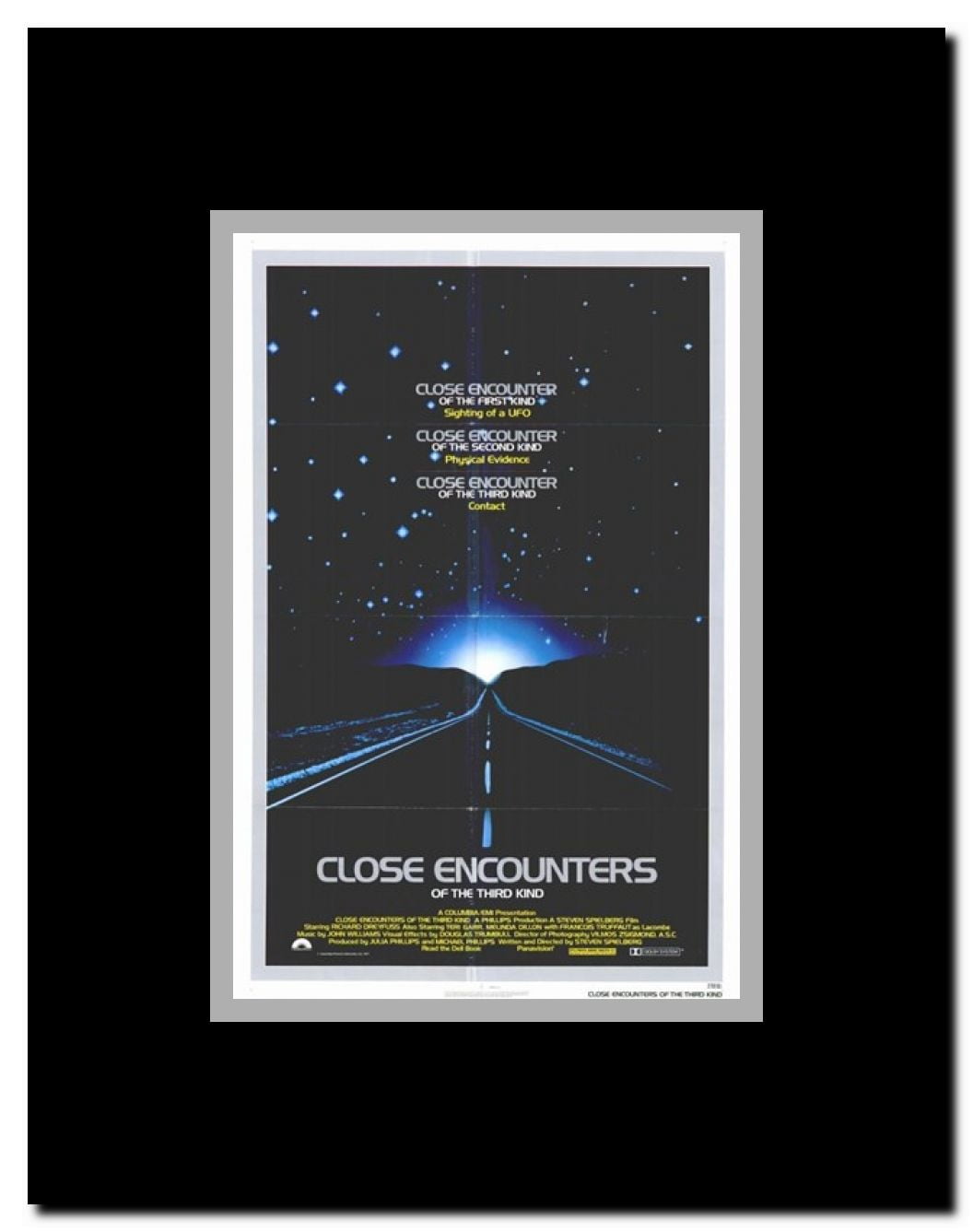 Close Encounters of the Third Kind Framed Movie Poster