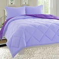 thumbnail image 1 of Close Out Deal , High Quality 3pc Comforter Set-King/Cal King, Lilac/Purple, 1 of 1