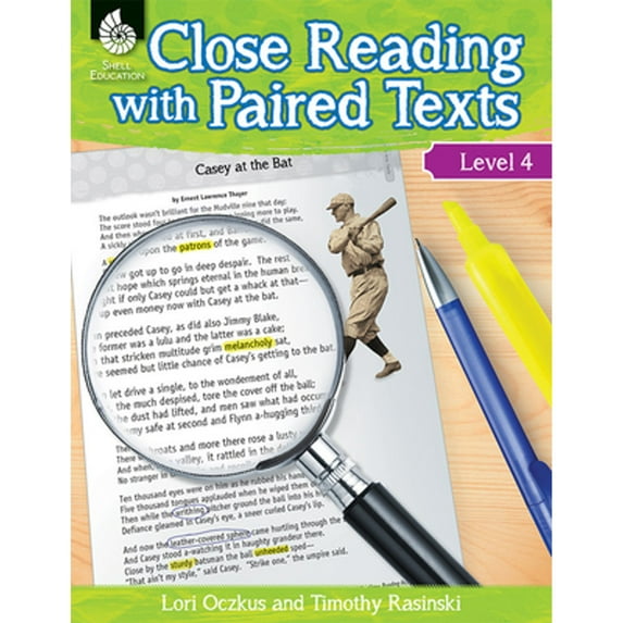 Pre-Owned Close Reading with Paired Texts Level 4: Engaging Lessons to Improve Comprehension Paperback - USED