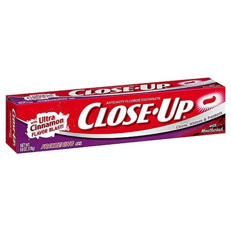 Close Up Cinnamon Red Gel Anticavity Fluoride Toothpaste - 6 Oz