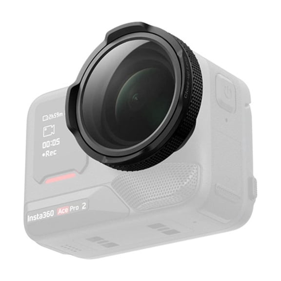 Close-Up Macro Lens for Action Camera, Adjustable Focus 1075cm, HD Glass Lens with Focus Ring, Portable Camera Accessory Kit