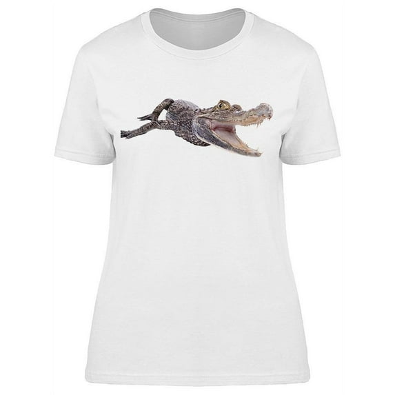 Close-Up Of Alligator T-Shirt Women -Image by Shutterstock, Female x-Large