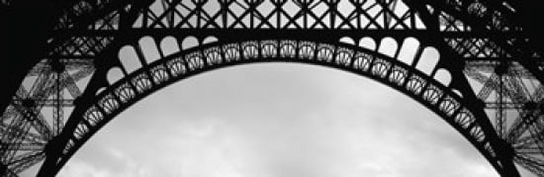 Close Up Of Eiffel Tower Paris France Canvas Art - Panoramic Images (36 x 12)