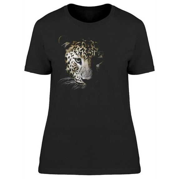 Close Up Portrait Of Leopard T-Shirt Women -Image by Shutterstock, Female Small