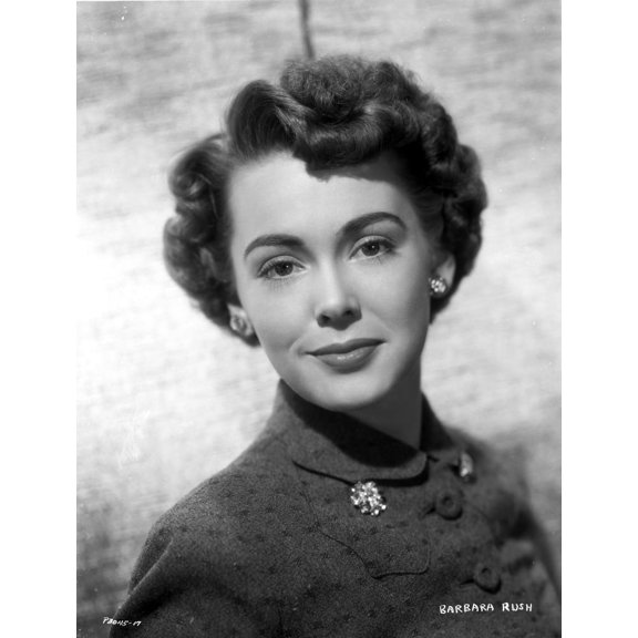 Close Up Portrait of Barbara Rush in Diamond Earrings Photo Print (8 x 10)